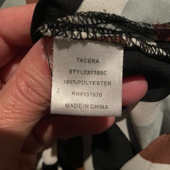 Chevron women’s blouse 3/4 sleeve - Picture 7 of 8